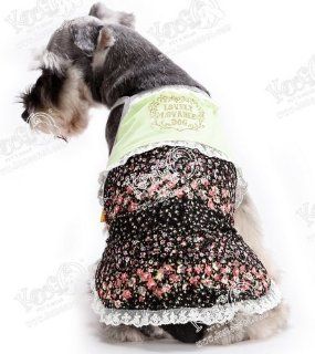 for spring and summer (small and medium sized doggies) dock wear size 2 cool sealche DogWear pet dog pet dog clothes green floral (japan import)