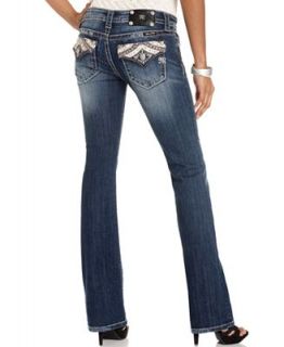 Miss Me Jeans, Bootcut Embellished Flap Pocket   Jeans   Women