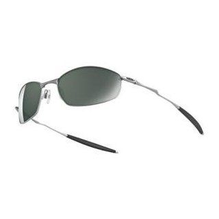 Oakley Whisker Sunglasses   Men's Silver/Dark Gray, One Size Sports & Outdoors