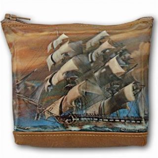 Lenticular Purse, 3D Lenticular Images, Sailing Boat, Ship, SSP 113 Pavia Clothing