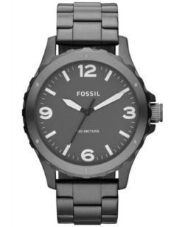 Fossil Mens Machine Gray Tone Stainless Steel Bracelet Watch 42mm FS4774   Watches   Jewelry & Watches