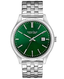 Caravelle New York by Bulova Mens Stainless Steel Bracelet Watch 41mm 43B130   Watches   Jewelry & Watches