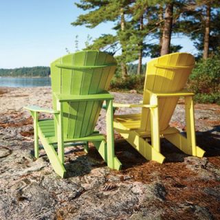 CR Plastic Products Generations Adirondack Chair and Ottoman with