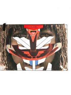 Givenchy 'antigona' Tribal Girl Print Pouch
