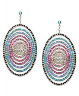 Swarovski Earrings, Rainbow Crystal Oval Earrings   Fashion Jewelry   Jewelry & Watches