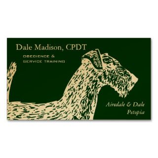Airedale Dog Business Business Card Templates