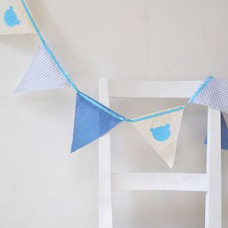 baby boy handmade bunting by yeyah