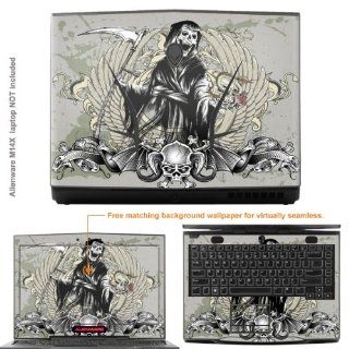 Decalrus Protective Decal Skin Sticker for Alienware M14X R3 & R4 case cover M14X 109 Computers & Accessories