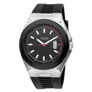 Caravelle by Bulova Men's 45B109 Black Dial Polyurethane Strap Watch Bulova Watches