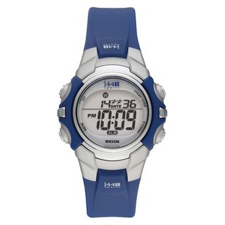 Timex Women's T5J131 1440 Sports Digital Blue/Silvertone Watch Timex Women's Timex Watches