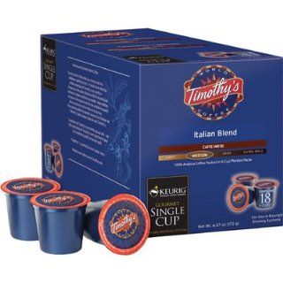 Timothy’s K-Cup Single-Serving Coffee 108-ct. - Italian Blend   Coffee Brewing Machine Cups