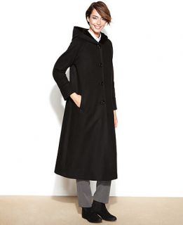Forecaster Coat, Cashmere Blend Hooded Maxi Walker   Coats   Women