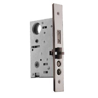 Baldwin 6321.112.R Right Handed Handleset and Knob Entrance Mortise Lock with 2 1/2 Inch Backset and Emergency Egress, Venetian Bronze   Door Lock Replacement Parts  