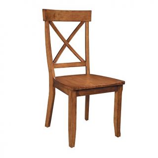 Home Styles Dining Chairs, Set of 2   Cottage Oak