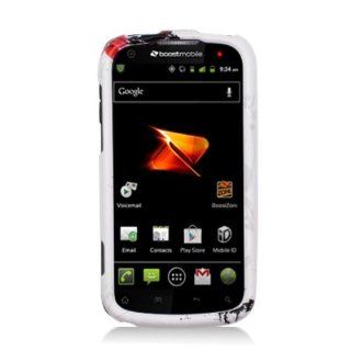 Aimo ZTEN861PCIM107 Durable Hard Snap On Case for ZTE Warp Sequent N861   1 Pack   Retail Packaging   Lily Red Cell Phones & Accessories