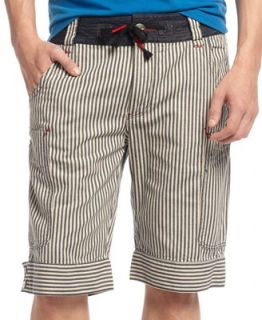 Armani Jeans Shorts, Striped Cargo Shorts   Shorts   Men