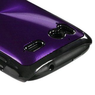 MYBAT HTCSNS4GHPCBKCO106NP Premium Brushed Metallic Cosmo Case for HTC Sensation   1 Pack   Retail Packaging   Purple Cell Phones & Accessories