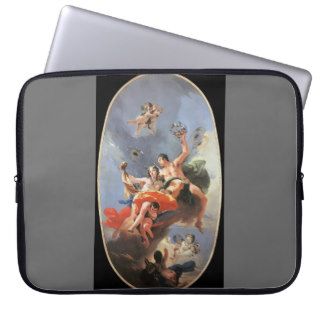 Giovanni Tiepolo  The Triumph of Zephyr and Flora Laptop Sleeves
