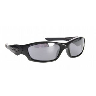 Oakley Straight Jacket Sunglasses Polished Black/Black Iridium