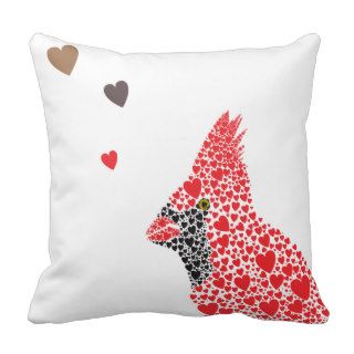 Cardinal Couple Pillow