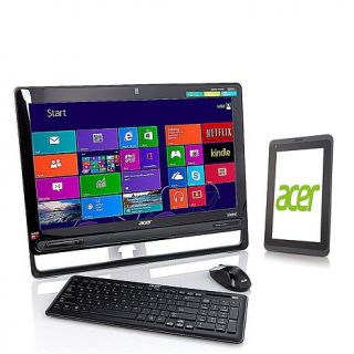 Acer 23" Full HD Touch LED Quad Core All in One Desktop PC and Acer Iconia 7" A