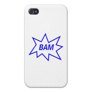 Bam Blue iPhone 4/4S Cases
