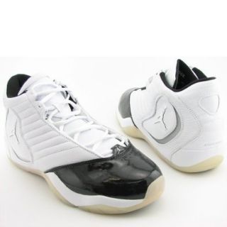 Jordan B 2Rue (GS) 312524 106 White Silver Black Basketball Shoes Shoes