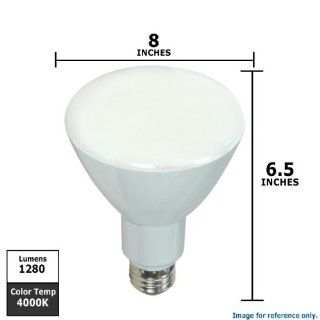 Satco S9050 18w 120v R40 4000k FL105 Ditto LED Reflector Light Bulb   Led Household Light Bulbs  