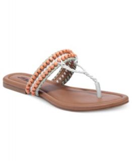 Lucky Brand Womens Barry Flat Thong Sandals   Shoes