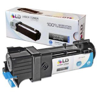 LD © Compatible Toner to replace Dell T107C High Yield Cyan Toner Cartridge for your Dell 2130cn & 2135cn Color Laser Printers Electronics
