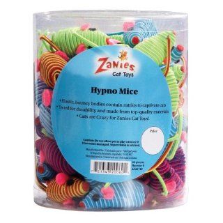 Zanies 2 Inch Hypno Mice Cat Toy Canister, 104 Pack  Pet Mice And Animal Toys 