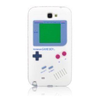 I Need Popular 3D White Gameboy Soft Silicone Case Cover Compatible for Samsung Galaxy Note II N7100 Cell Phones & Accessories