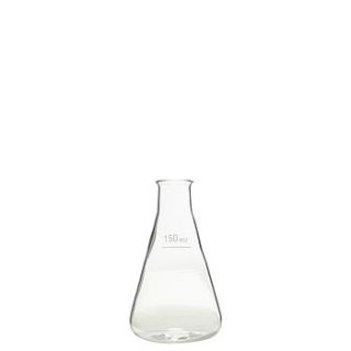 chemistry glass flask vase 150ml by men's society