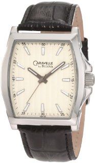 Caravelle by Bulova Men's 43A102 Leather strap Watch at  Men's Watch store.