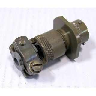 Burndy G1F10 4PNH Connector with Strain Relief Electronic Components