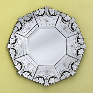 Venetian Gems 36 H x 36 W Lisa Wall Mirror