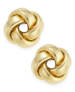 14k Gold Earrings, Knot Stud   Earrings   Jewelry & Watches
