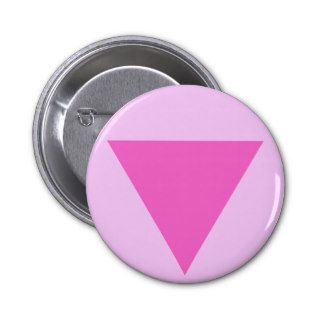 Gay Pride Pink Triangle Buttons