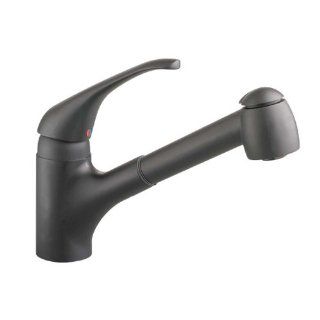 American Standard 4205.104F15.242 Reliant+ 1 Handle Pull Out Kitchen Faucet with 1.5 gpm Aerator, Matte Black   Touch On Kitchen Sink Faucets  