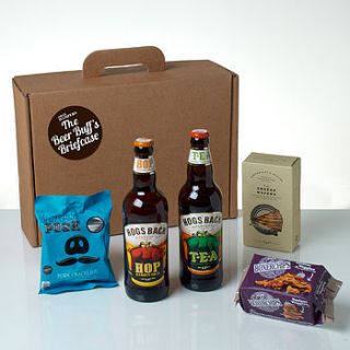 the beer buff's briefcase hamper by whisk hampers