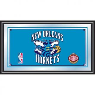 New Orleans Hornets NBA Framed Logo Mirror
