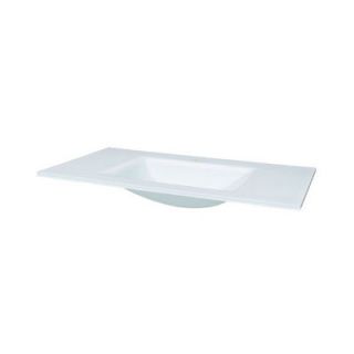 Ronbow 32 Tempered Glass with Integrated Sink Vanity Top