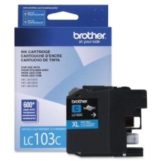 New Genuine Brother LC103C Cyan Ink Cartridge LC 103 NOT EXPIRED ; MFC J4510DW Fast Shipping
