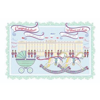royal baby cotton tea towel by ulster weavers