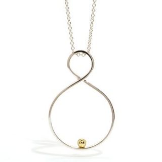 gold ball twist pendant by machi de waard jewellery