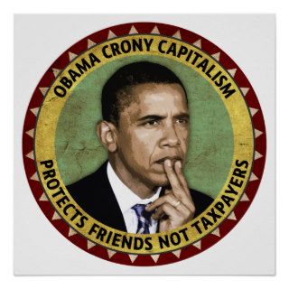 Obama Crony Capitalism Poster