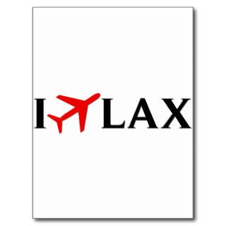 I Fly LAX   Los Angeles International Airport Postcards