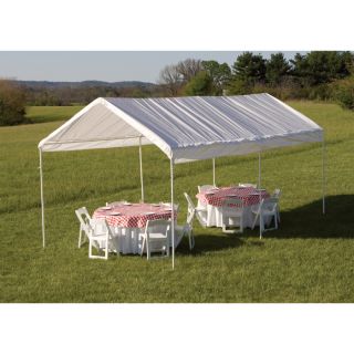 ShelterLogic Max AP 10ft.W Canopy — 20ft.L x 10ft.W x 9ft.8in.H, 6-Leg, Model# 25757  Max   1 3/8in. Dia. Frame Canopies