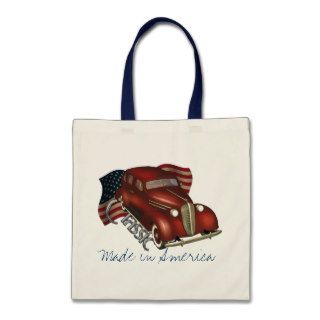 American Classic Car Tote Bags