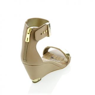 Serena Leather Wedge Sandal